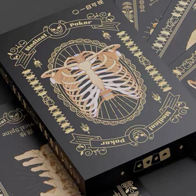 Medical Poker (Black) Playing Cards