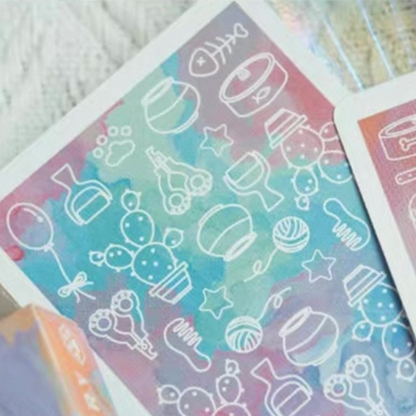 Kitten Diary - Colorful Edition Playing Cards by ACPC