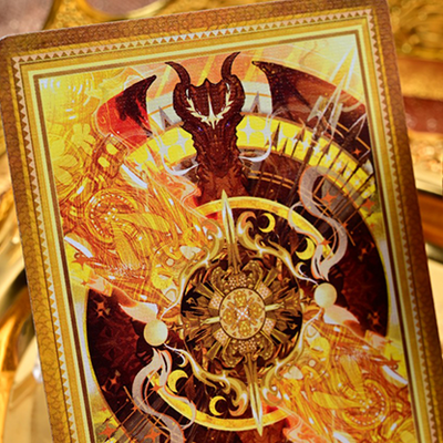 King Arthur V2 (Golden Dawn) Playing Cards by KING STAR