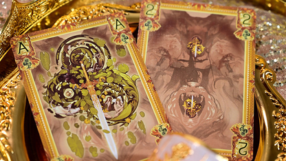 King Arthur V2 (Golden Dawn) Playing Cards by KING STAR