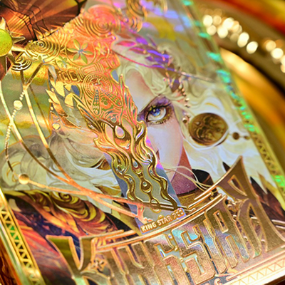 King Arthur V2 (Golden Dawn) Playing Cards by KING STAR