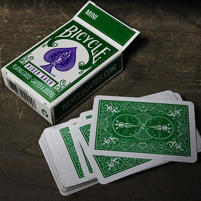 Mini Bicycle Cards (Green)