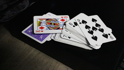 Mini Bicycle Cards (Purple)
