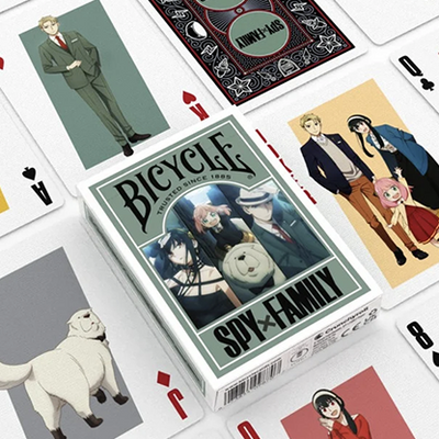 Bicycle Spy Family Playing Cards by US Playing Card