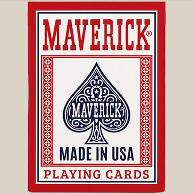 Maverick Made in the USA (Red) Playing Cards