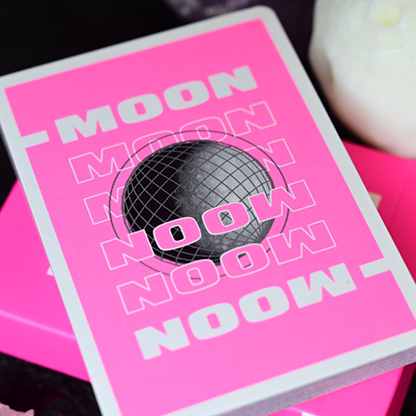 Moon (Pink) Playing Cards