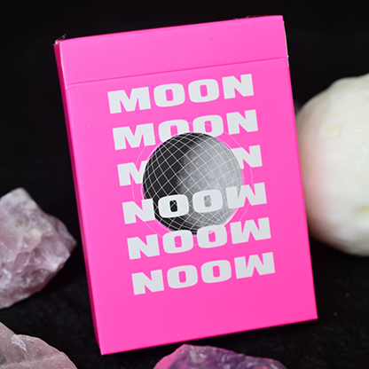 Moon (Pink) Playing Cards