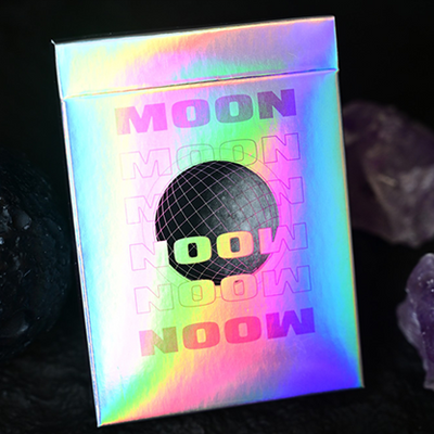 Moon (White Holo) Playing Cards
