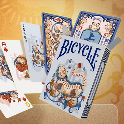 Bicycle Mascot (Tiger Sniffs the Rose) Playing Cards