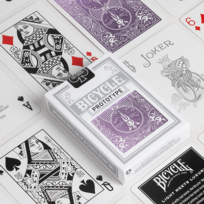 Bicycle Prototype (Purple MetalLuxe) Playing Cards by USPCC