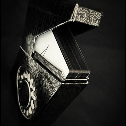 Black Metallic Foil Mortalis Machina Edition Playing Cards