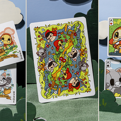 Bicycle Paper Royals Red Riding Hood Playing Cards