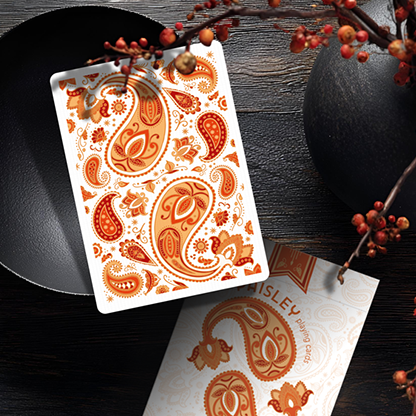 Paisley Ton sur Ton Poudre Orange workers Deck