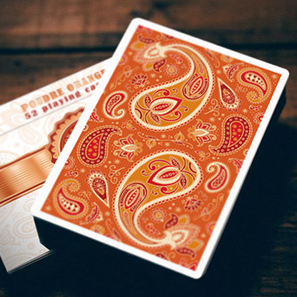 Paisley Ton sur Ton Poudre Orange Foil Designer's Choice