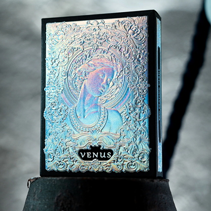 Venus Platinum (Black) Playing Cards by TCC Fashion