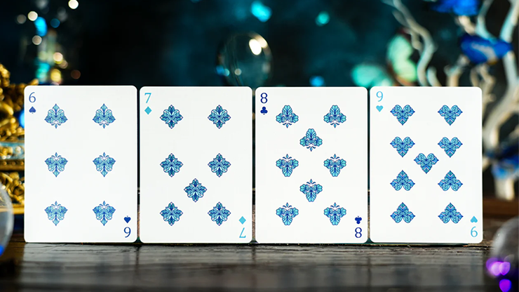 Prism Blue Morpho Playing Cards by TCC Fashion
