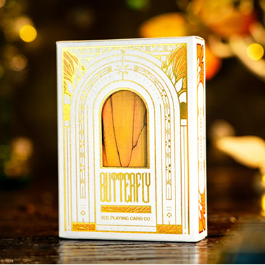 Amber Golden Morpho Playing Cards by TCC Fashion