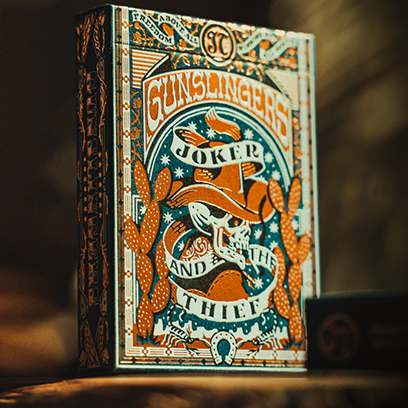Gunslingers Poker (Blue) Playing Cards