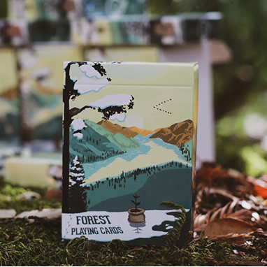 Orbit Forest Playing Cards