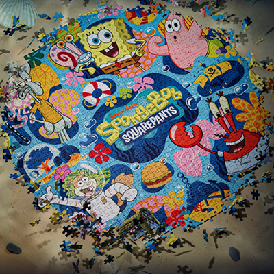 SpongeBob SquarePants Jigsaw Puzzle by theory11
