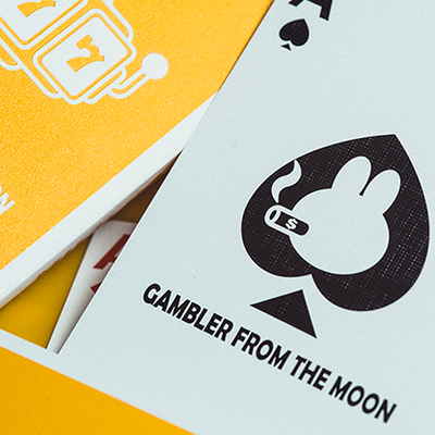 Gilded Milk Casino Deck (Silver) by Bacon Playing Card Company