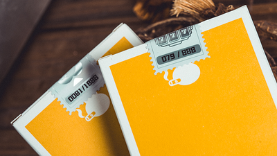 Gilded Milk Casino Deck (Silver) by Bacon Playing Card Company