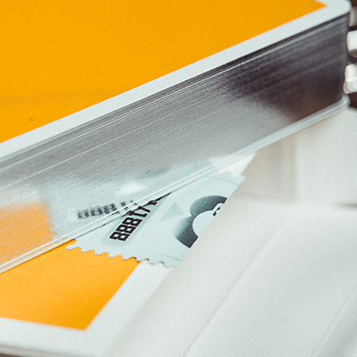 Gilded Milk Casino Deck (Silver) by Bacon Playing Card Company