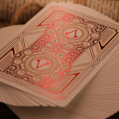 Assassin's Creed Legacy Version 2 Garnet (Hidden Blade Black) Playing Cards