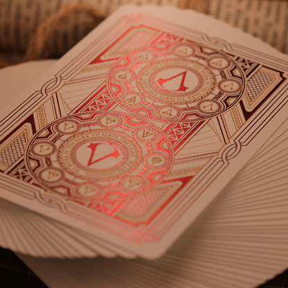 Assassin's Creed Legacy Version 2 Garnet (Hidden Blade Black) Playing Cards