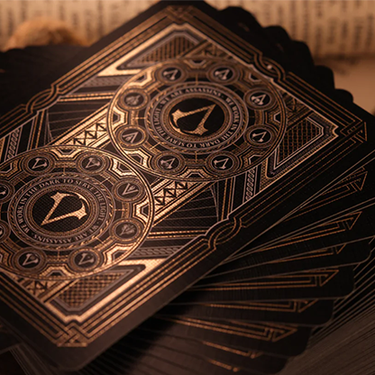 Assassin's Creed Legacy Version 2 Onyx (Hidden Blade) Playing Cards