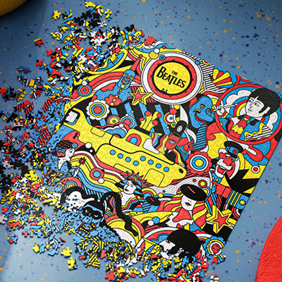 Yellow Submarine Jigsaw Puzzle by theory11