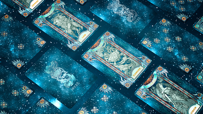 Zodiac (Cancer) Luminous Edition Playing Cards by TCC