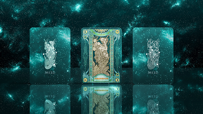 Zodiac (Aquarius) Luminous Edition Playing Cards by TCC