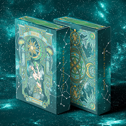 Zodiac (Aquarius) Luminous Edition Playing Cards by TCC