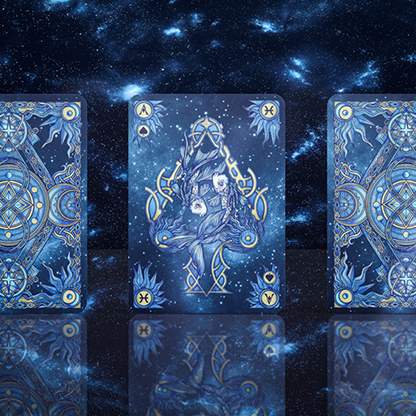Zodiac (Pisces) Luminous Edition Playing Cards by TCC