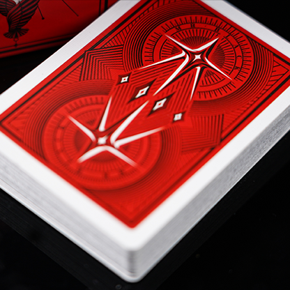 Mr. Black V1 (Red) Playing Cards