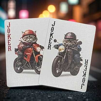 Biker Cats Playing Cards by Collectable Playing Cards