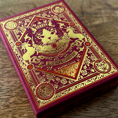 Neko Royal Red Playing Cards