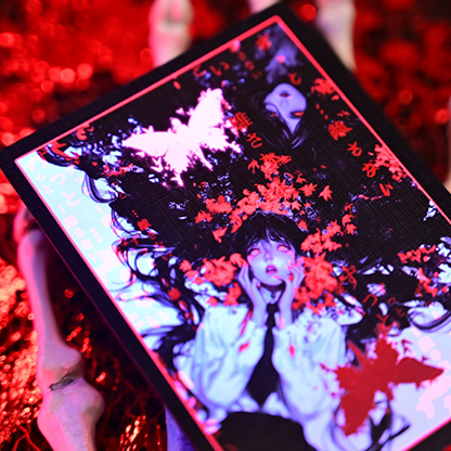 Crimson Maple Playing Cards by Evolkad