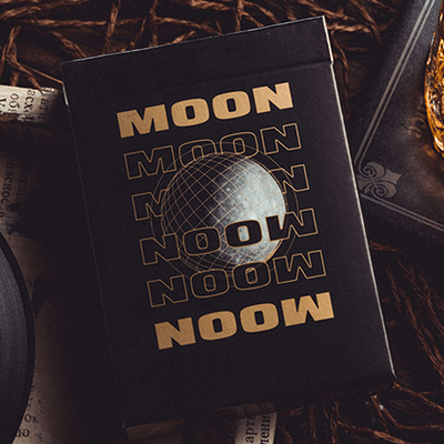 Moon (Black) Playing Cards