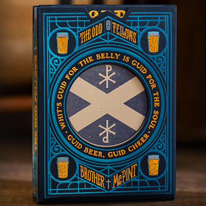 Odd Fellow Brother McPint Poker Playing Cards by Stockholm17