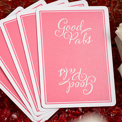 Good Pals Valentine's Pink Playing Cards