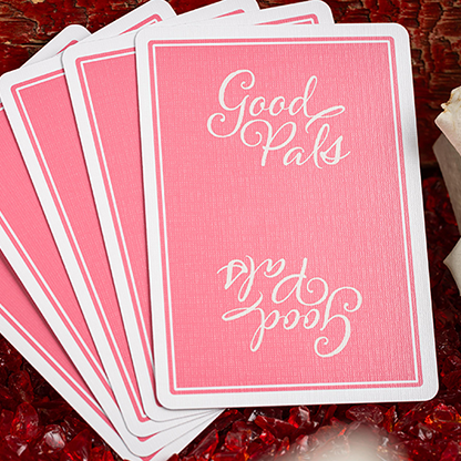 Good Pals Valentine's Pink Playing Cards