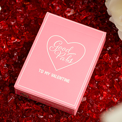 Good Pals Valentine's Pink Playing Cards