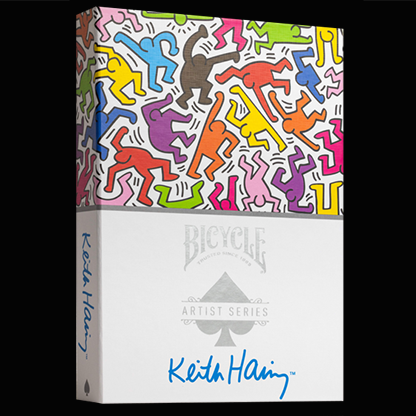 Bicycle Keith Haring (Box Set Red and Blue) Playing Cars by US Playing Cards