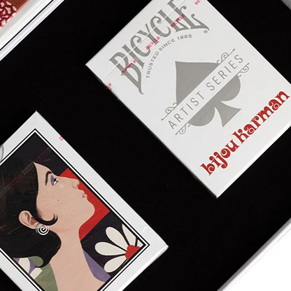 Bicycle Bijou Karman Purp/Red Box Set by US Playing Cards