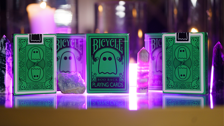 Bicycle Boo Back Playing Cards (Green)