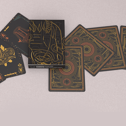 Frankenstein Series Egypt Edition (Gilded) Playing Cards