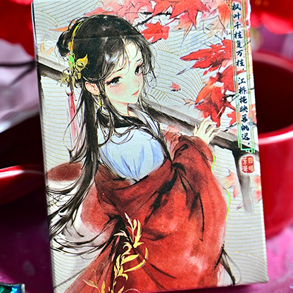 Splendor of the Four Seasons - Autumn   Playing Cards by Hidden Light