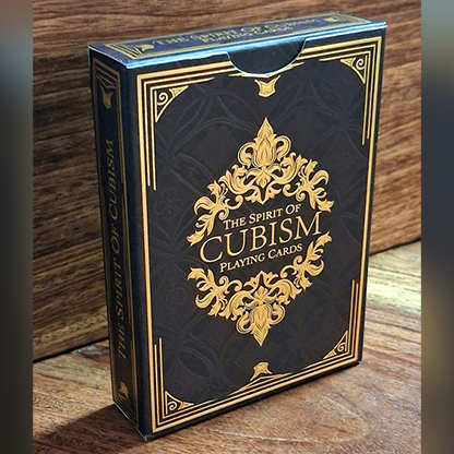 The Spirit of Cubism (Dark Black) Playing Cards